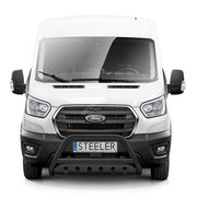 Ford Transit Mk8 2014- Polished Front A-Bar with Axle Plate